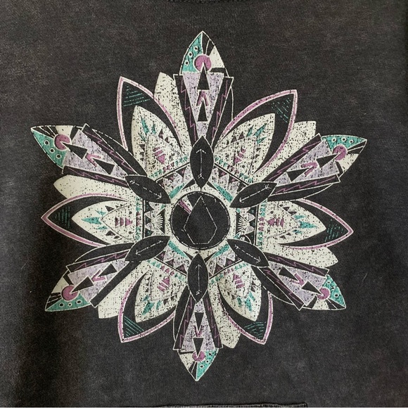 Volcom Heathered Grey Scoop Neck Sweatshirt, size M - Picture 3 of 6